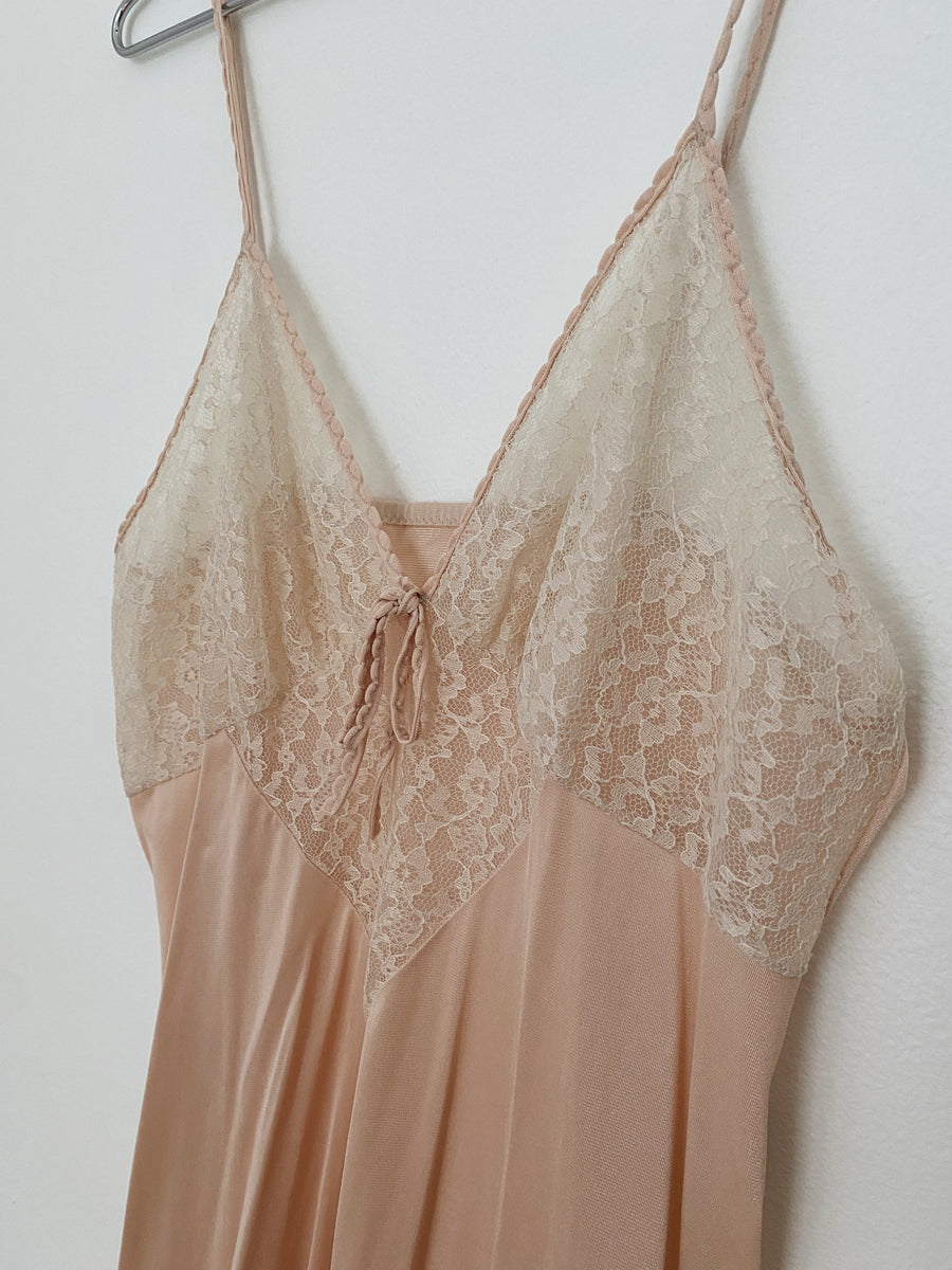 Lace Top Pink Slip