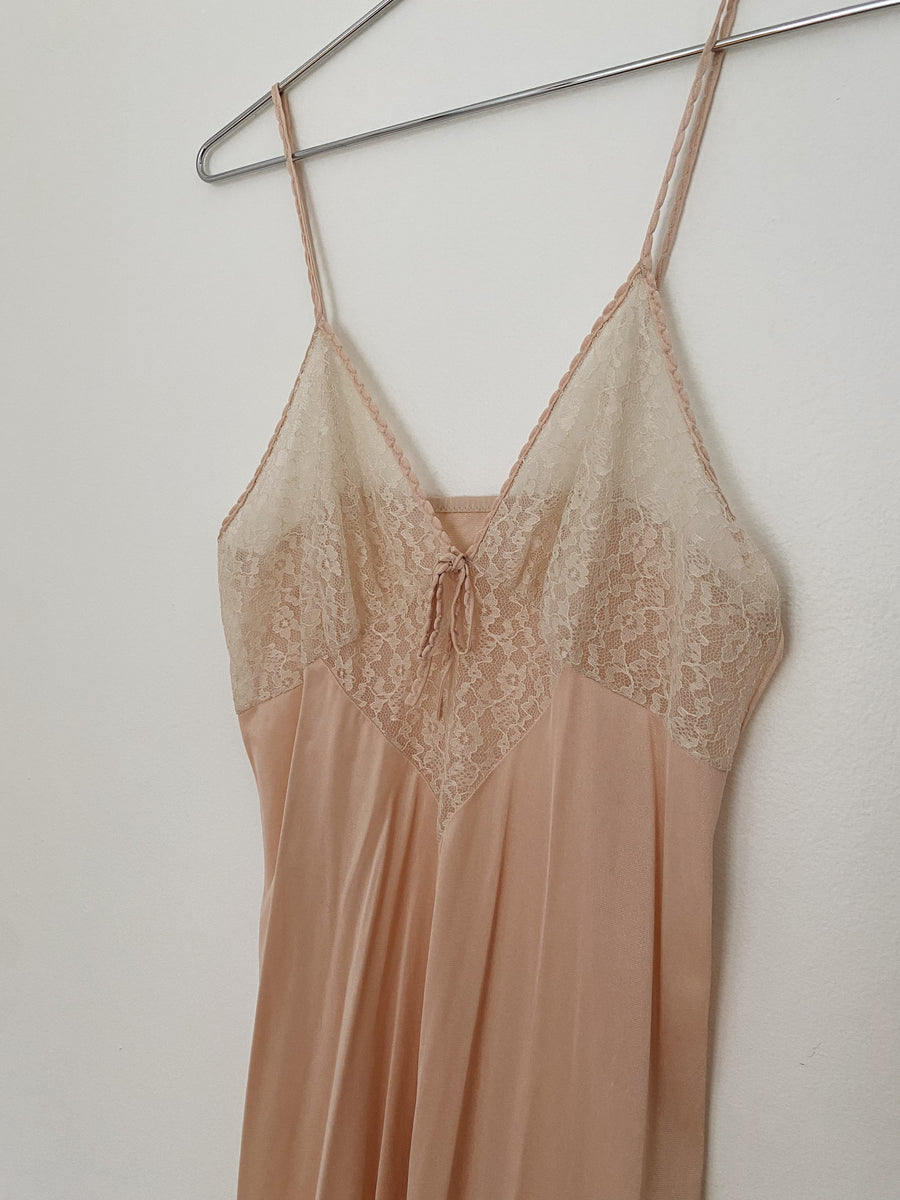 Lace Top Pink Slip