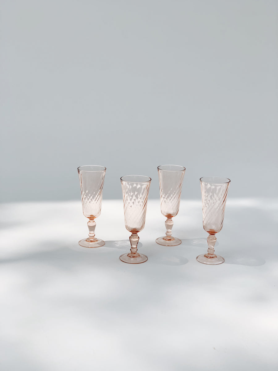 Pink Cordial Glasses