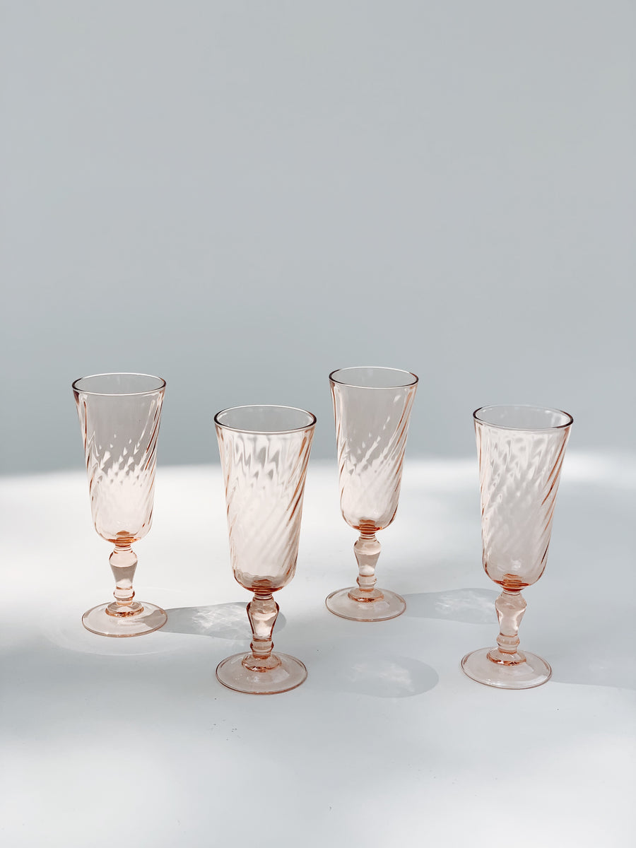 Pink Cordial Glasses