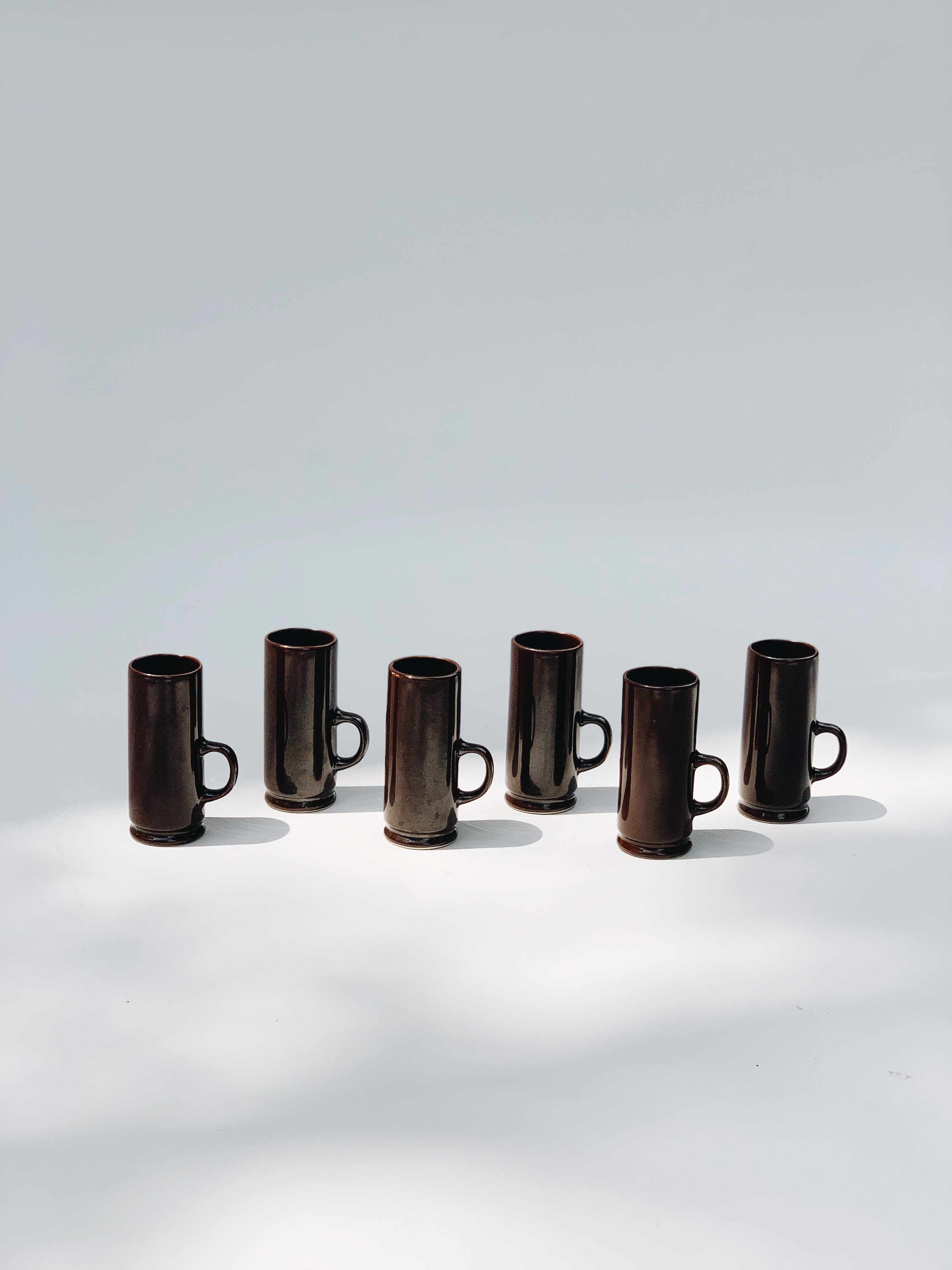 Brown Pillar Mugs