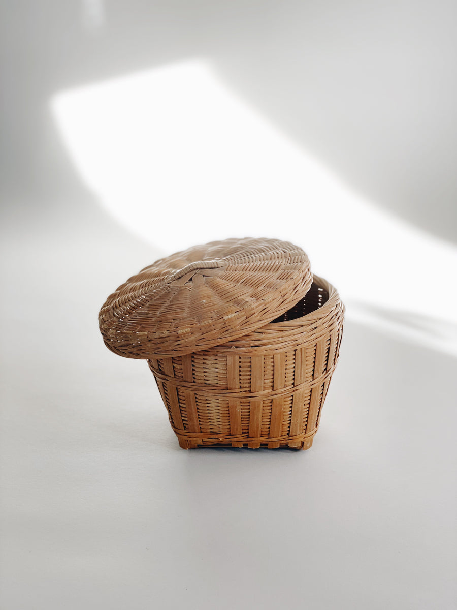 Small Lidded Basket