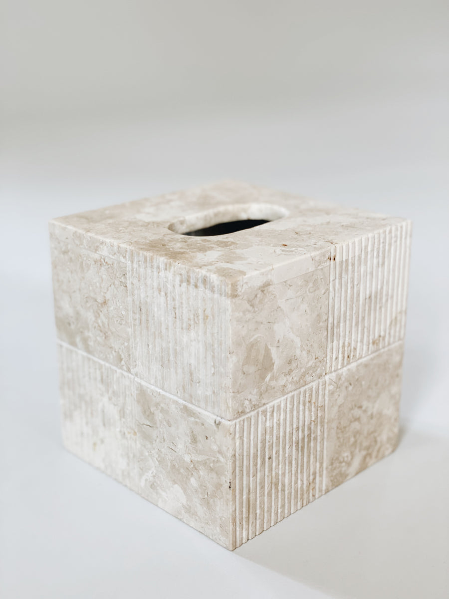 Stone Tissue Box Cover