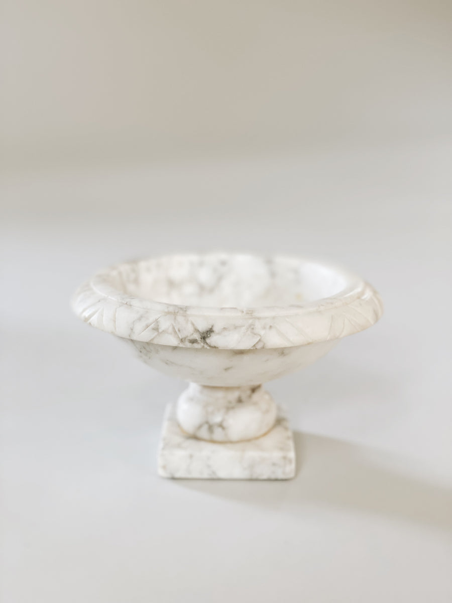 Marble Pedestal Dish