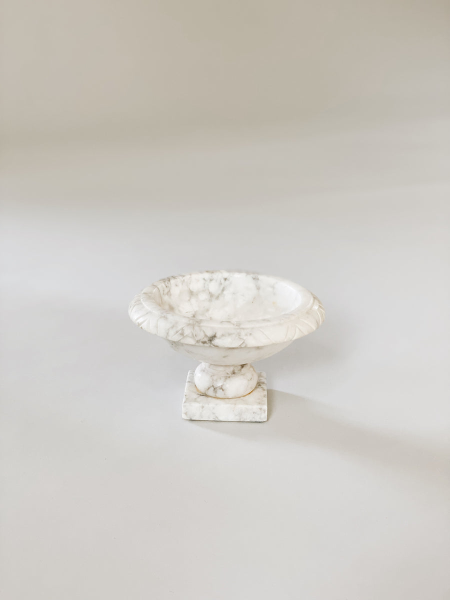 Marble Pedestal Dish