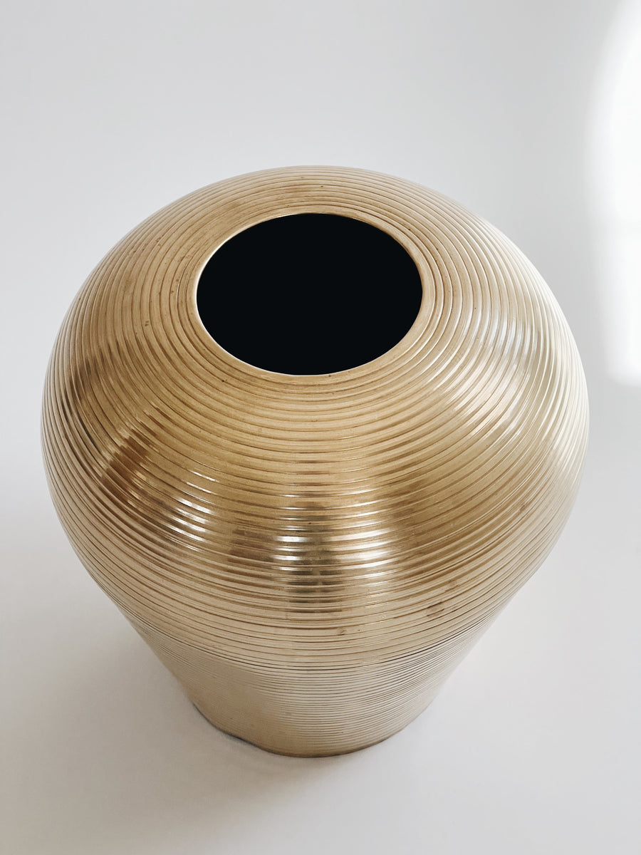 Large Brass Vase