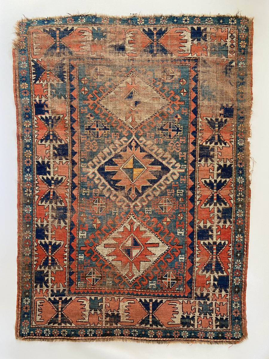 Hand-knotted Caucasian Rug