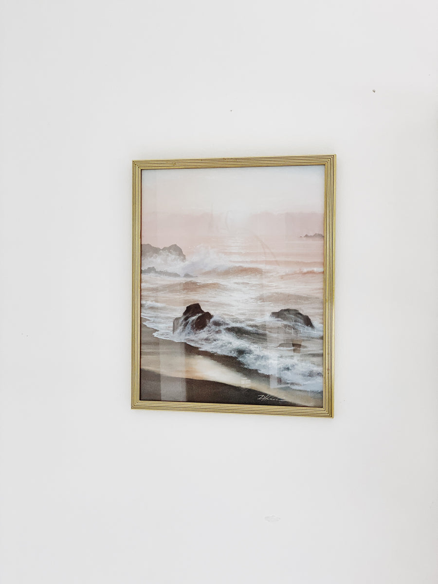 Framed Ocean Print