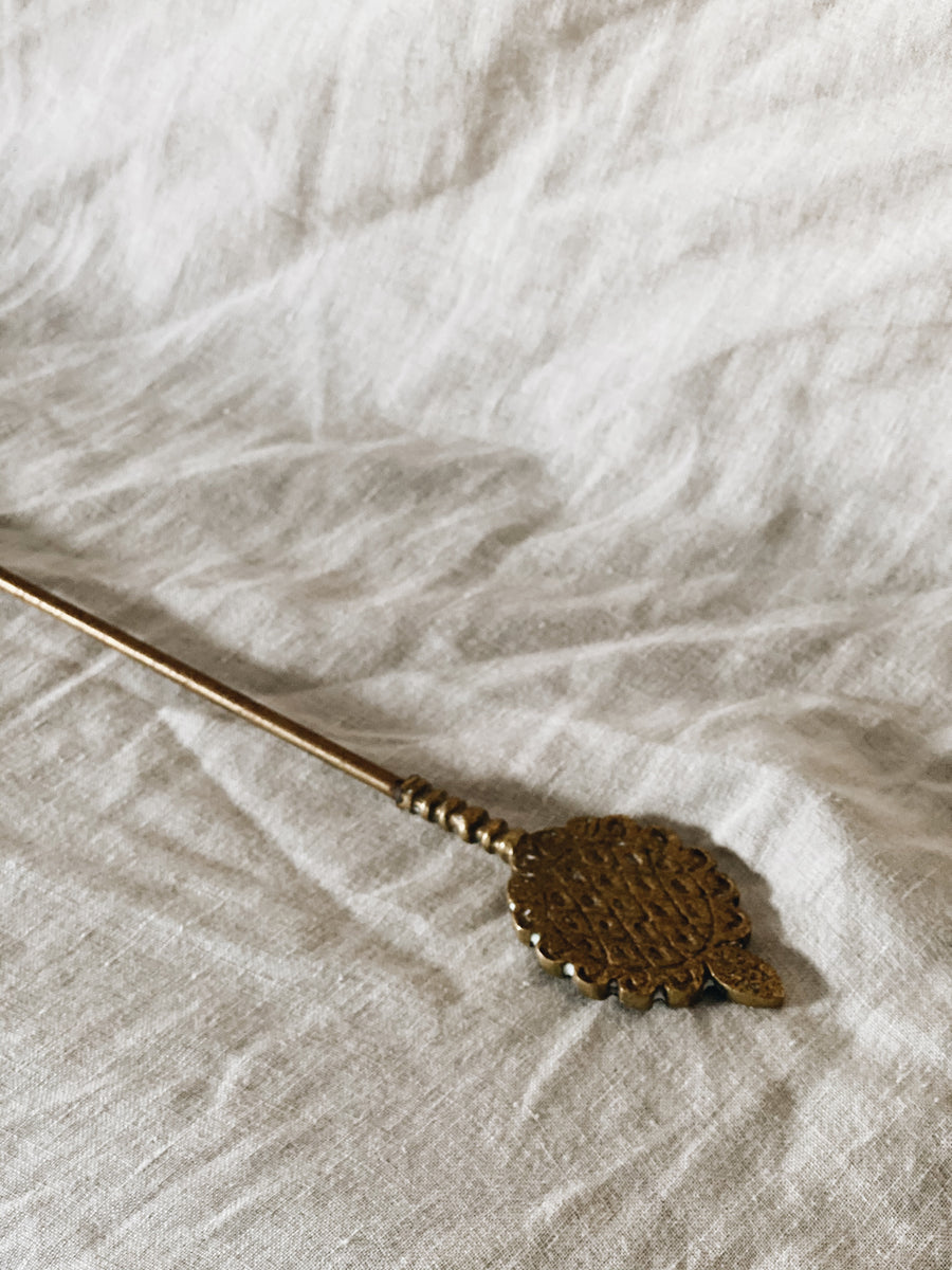 Large Brass Candle Snuffer