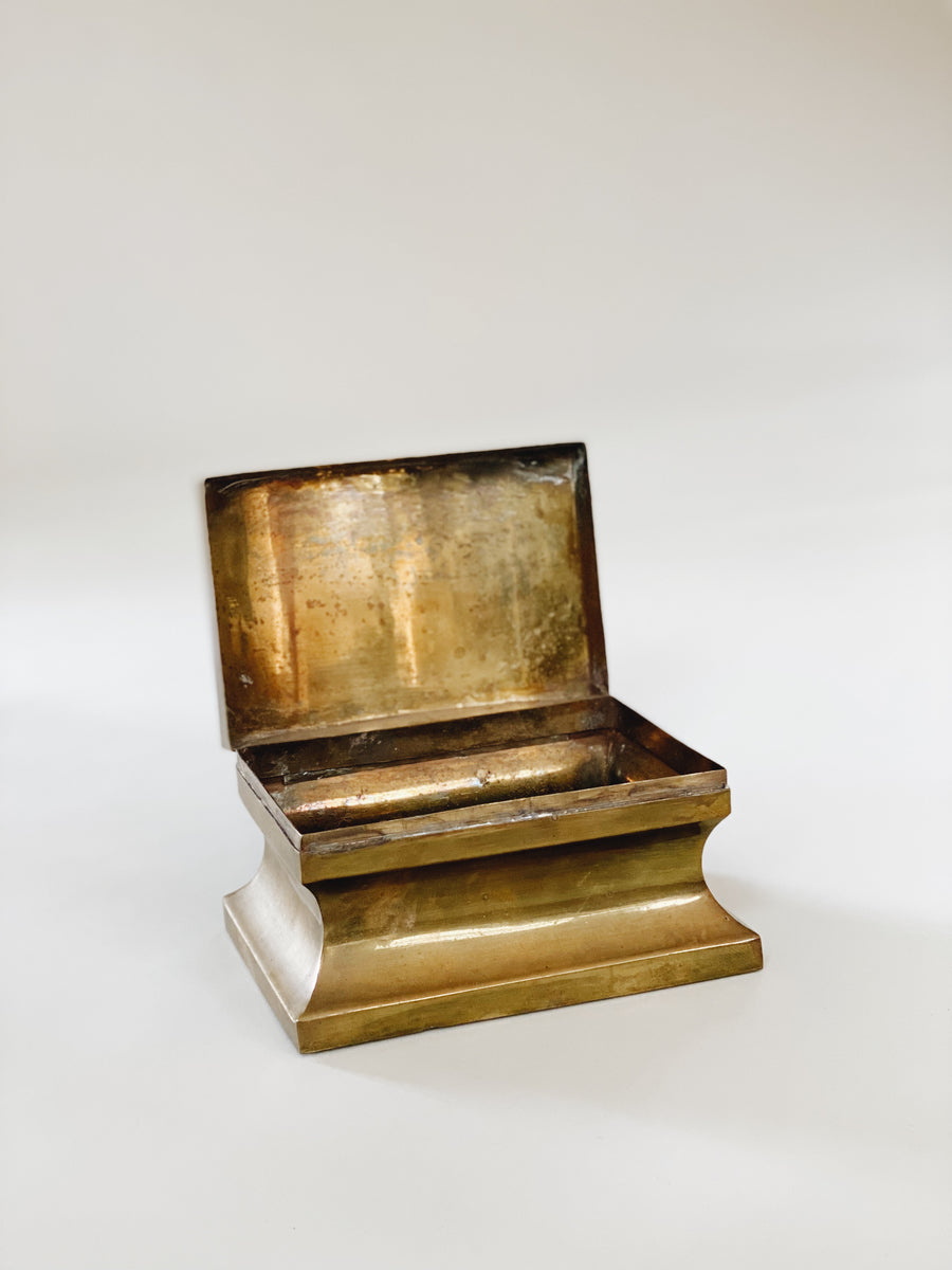 Brass Lidded Box