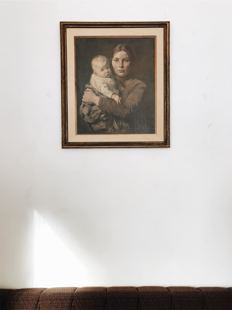 MOTHER & CHILD  BY JULIUS GARI MELCHERS