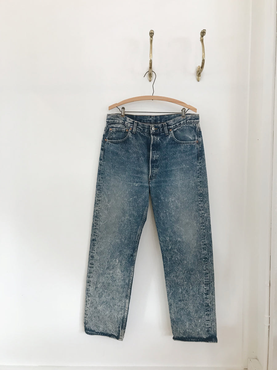 arlee park vintage faded wash levis 501 denim jeans